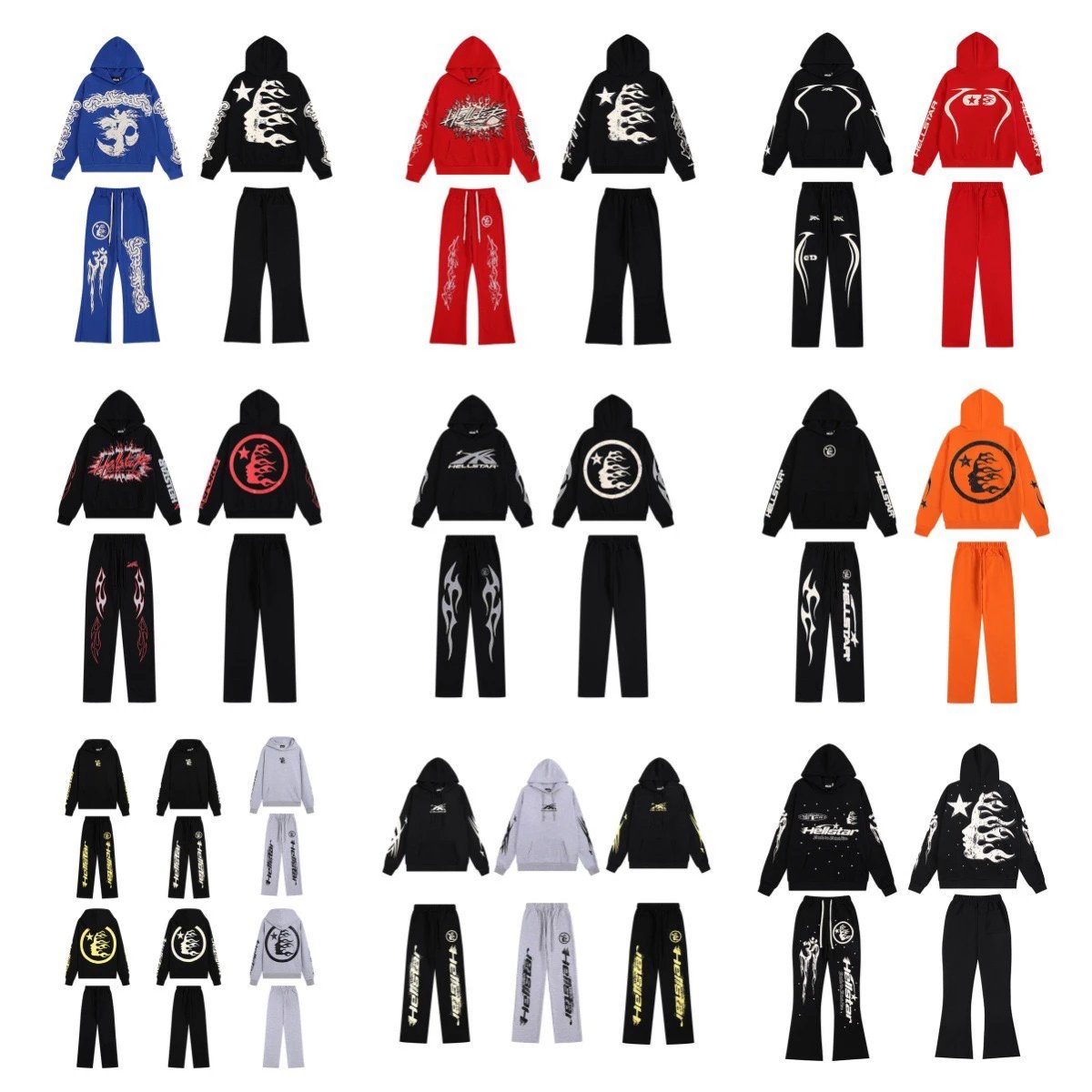 Hellstar hooded sweatshirt pants (5)