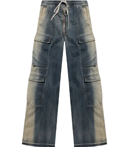 RICK OWENS MULTIPLE POCKET JEANS