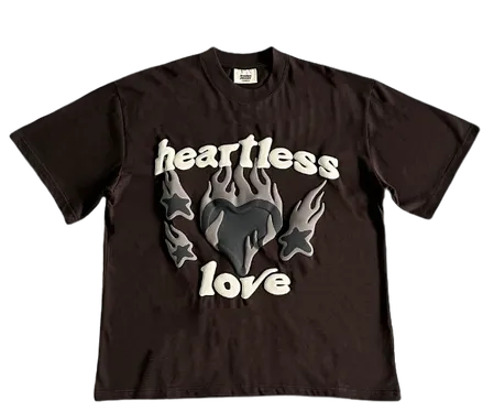 Broken Planet Heartless Brown Tee