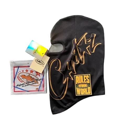 corteiz skimask gold