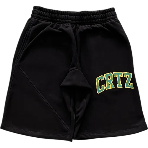 CORTEIZ SHORTS BLACK-GREEN CRTZ