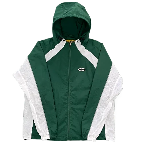 corteiz jacket White and Green