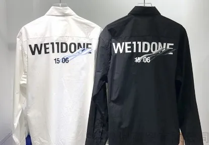 WE11DONE long-sleeved shirt