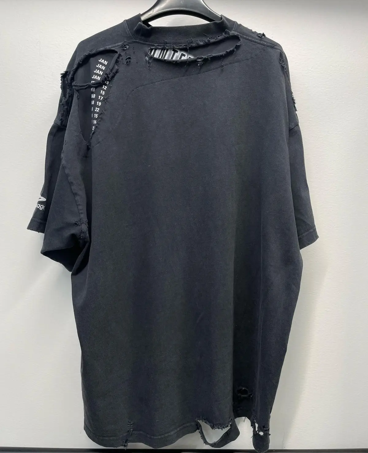 Balenciaga Ripped Sporty Shirt