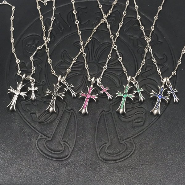 Chrome Hearts Double Cross Pendant (14+ Colorways)